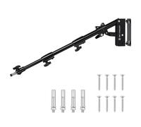 K&F CONCEPT Metal Support Mural Bras de Fixation Triangle, 51-100cm Heavy Duty Boom Bras de Rotation 180 ° Murale pour la Photographie en Streaming vidéo, avec Adaptateur Universel fileté 3/8 "1/4"