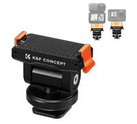 K&F CONCEPT Monture Cold Shoe Compatible avec DJI Osmo Nano/Osmo Action 6, Support Magnétique à Fixation Rapide pour Caméra d'action, Adaptateur Trépied Connecteur de Caméra avec Trou de Vis 1/4"