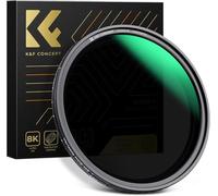 K&F Concept ND Filter Filtre Gris magnétique Variable ND8-128 (3-7 Stop) 72 mm avec Adaptateur d'objectif magnétique, Nano-Xcel