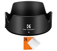 K&F CONCEPT Pare-Soleil EW-73D, avec Chiffon de Nettoyage | Pare-soleil à baïonnette réversible, compatible avec Canon RF 24-105mm F4-7.1 IS STM et EF-S 18-135mm F3.5-5.6 IS USM - PL04