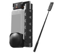 K&F CONCEPT Perche à Selfie magnétique à dégagement Rapide améliorée Compatible avec Insta360 X5/ X4 Air, Tige d'extension en Alliage d'aluminium de 89 cm/35 Pouces, Perche Invisible