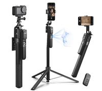 K&F Concept Perche Selfie 180CM Trépied de Suivi AI 360°, Déploiement Automatique et Repliage Rapide, Contrôle par Gestes, Télécommande Bluetooth, 7 en 1 pour Vidéo/Vlog/Live