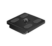 K&F Concept Plateau Rapide 1/4" Adaptateur de Plateau Dégagement Rapide Trépied Attache en Aluminium