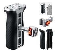 K&F CONCEPT Poignée Latérale Métal avec Système Arri 3/8"-16 NATO Cold Shoe vis 1/4" Capacité de Charge Jusqu'à 10 kg Réglable 40mm Ergonomique Solide pour Gaucher ou Droitier