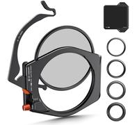 K&F Concept Porte Filtre Système Nouveau 100x100mm + Filtre ND1000 Carré + Filtre Polarisant 95mm + 4 Bagues Adaptateurs (67/72/77/82mm)