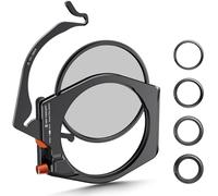 K&F Concept Porte Filtre X-Pro Support pour Filtre Carré + Filtre Polarisant CPL 95mm + 4 Bagues Adaptateurs (67/72/77/82mm)