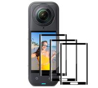 K&F CONCEPT Protection Écran Verre Trempé 9H pour Insta360 X5/X4 (3 Pack), Anti-Rayures,Revêtement Anti-Trace, Haute Transparence
