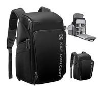 K&F Concept Sac à dos pour appareil photo sac à dos photo pour photographes, sac à dos pour appareil photo avec compartiment pour ordinateur portable 16 pouces, DJI Mavic Drone (sac à dos Alpha 25L)