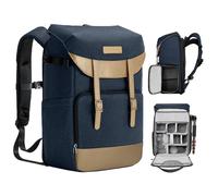 K&F Concept Sac à dos pour appareil photo Rolltop 20 L Sac à dos photo Itérer de nouveaux styles Sacs à dos en tissu robuste et imperméable pour appareil photo reflex et ordinateur portable de 15,6