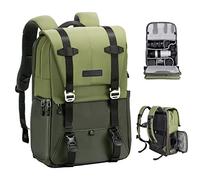 K&F Concept Sac à Dos pour Appareil Photo, Beta Sac Appareil Photo Reflex avec Housse de Pluie Imperméable Inclus pour DSLR Canon Nikon Sony Olympus DJI Drone Portable 15.6'' Vert