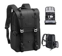 K&F Concept Sac à Dos pour Appareil Photo, Beta Sac Appareil Photo Reflex avec Housse de Pluie Imperméable Inclus pour DSLR Canon Nikon Sony Olympus DJI Drone Portable 15.6'' Noir Pur