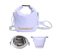 K&F CONCEPT Sac Appareil Photo, Porté à la Main Sac léger à la Mode Compatible avec Les Petits appareils Photo Reflex Compacts pour Femmes-Violet