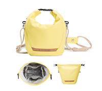 K&F CONCEPT Sac Appareil Photo, Porté à la Main Sac léger à la Mode Compatible avec Les Petits appareils Photo Reflex Compacts pour Femmes-Jaune