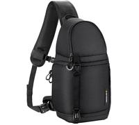 K&F CONCEPT Sac Appareil Photo, Sac Photo bandoulière Légère accès rapide Résistant à l'eau de Photographe Compatible avec Canon/Nikon/Sony/DJI Mavic Drone