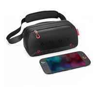 K&F CONCEPT Sac pour Console de Jeux, Sac à bandoulière Portable avec 8 emplacements pour Cartes de Jeu pour Consoles et Accessoires, Compatible avec Switch 2/Steam Deck OLED/PlayStation