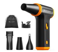 K&F CONCEPT Souffleur Air Comprimé - Nettoyant PC Air Comprimé 120000RPM, Mini Souffleur Réglable Vitesse, Charge Rapide, Souffleur de Poussière pour Ordinateur, Clavier, Maison, Extérieur et Voiture