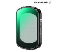 K & F Concept Sports Camera Pound pour DJI Osmo Pocket 3,UV,CPL,ND,PL,Diffusion noire,1/2,1/8,Réglable,2 en 1,Livre en option - Type 1 Black Mist 1-2