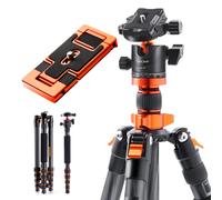 K&F Concept statief D255C4 170cm en carbone avec monopode et plaque