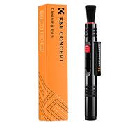 K&F Concept Stylo de nettoyage d'objectif avec brosse souple rétractable pour appareils photo reflex numériques et appareils électroniques sensibles, outil de nettoyage optique