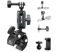 K&F CONCEPT Support Action Cam avec Super Clamp et Double Rotule 360°