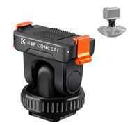 K&F Concept Support d'Adaptateur Magnétique à Déclenchement Rapide avec Pied Froid pour Caméra Action - Support pour Trépied Compatible avec DJI Osmo Action 5 Pro/3/4 - avec Filetage 1/4 de Pouce