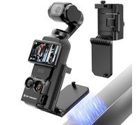K&F CONCEPT Support Fixation Magnétique Adaptateur d'extension Compatible avec DJI OSMO Pocket 3 Base Portable Ajustable à 180°