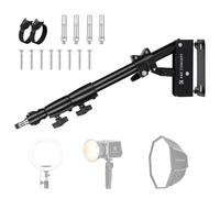 K&F CONCEPT Metal Support Mural Bras de Fixation Triangle, 51-100cm Heavy Duty Boom Bras de Rotation 180 ° Murale pour la Photographie en Streaming vidéo, avec Adaptateur Universel fileté 3/8 "1/4"