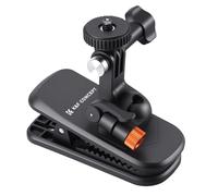 K&F CONCEPT Support Pince Magnétique pour Sac à Dos, Rotule à 360°, Compatible avec DJI Osmo Action 6/3/4/5 Pro, GoPro Hero 13-9 Noir, Insta360 X5/X4/X3 - Support pour Caméra d'action
