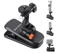 K&F CONCEPT Support Pince Magnétique pour Sac à Dos, Rotule à 360° | Support pour Caméra d'action, Compatible avec DJI Osmo Action 6/3/4/5 Pro, GoPro Hero 13-9 Noir, Insta360 X6/X5/X4/X3, PP17