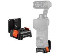 K&F CONCEPT Support Rapide Compatible avec Insta360 Luna Ultra/Pro | Base magnétique à dégagement rapide avec interfaces 1/4" et 2 ergots, pliable, port de charge découpé, base plate - PP22