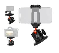 K&F CONCEPT Support Ventouse Magnétique 360° Pince pour GoPro/DJI/Insta 360 | Rotule rotative 360°, pince et adaptateur, charge max 3 KG, compatible avec téléphone/GoPro/DJI/Insta360/Osmo 360, PP19