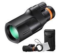 K&F CONCEPT Telescope Monoculaire 12X50 HD Étanche BAK4 Prisme Revêtement Vert Téléscope avec Interface Trépied pour Observation Oiseaux, Chasse, Randonnée (IP66 Étanchéité Noir)