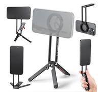 K&F Concept Trépied Magnétique pour téléphone Perche à Selfie Portable Compatible avec iPhone 16/15/14/13/12 Plus Pro Max, Mini trépied téléphone Portable, Notre Aimant Double Face