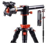 K&F Concept Trépied/Monopode Appareil Photo, Trépied Caméra, Trépied Voyage Professionel pour Reflex Numérique Canon Nikon Sony