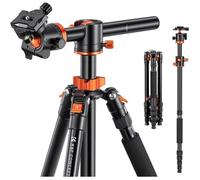 K&F Concept Trépied Monopode Appareil Photo, Trepied Professionel Compact pour DSLR, en Aluminium avec Rotule Metal