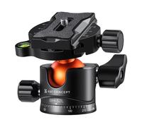 K & F Concept Trépied Tête Caméra Trépied Rotule Adaptateurs 360 Degré Rotule 1/4 Dégagement Rapide pour DSLR - 12KG Load E