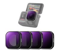 K&F CONCEPT Upgrade Screw on ND/PL Filter Set Compatible with Insta360 Ace Pro 2, ND8/PL+ND16/PL+ND32/PL+ND64/PL, Neutral Density Polarizing Action Camera Accessories, HD Optical Glass Multi-Coated