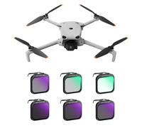 K&F CONCEPT UV+CPL+ND8+ND16+ND32+ND64 Filtre, Compatible pour DJI Lito 1 | UV, CPL et 4 ND 3 a 6 stops en un kit. Clip, 1,2 g, 28 couches nano anti-rayures. Etui inclus.