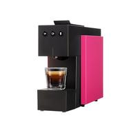 K-fee SQUARE Machine à capsules pour café, thé et cacao, cafetière compacte, chauffage rapide, réservoir d'eau de 0,8 l, 19 bar, rose