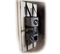 K&H Pet Products Cage à Chat Suspendue sur Porte Meuble à Chat Chic Gris 3 étages
