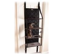 K&H PET PRODUCTS Hangin' Arbre à Chat - 4 étages Gris 30,5 x 55,9 x 165 cm