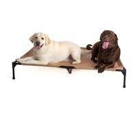 K&H Pet Products Lit surélevé pour Chien, lit rafraîchissant avec Maille Respirante Lavable pour Grands Chiens, lit à Plateforme surélevée Portable pour Animaux de Compagnie, Cadre en métal Robuste,