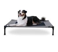 K&H Pet Products Lit surélevé rafraîchissant pour Chiens, lit pour Chiens, avec Maille Respirante Lavable, Pieds en Caoutchouc antidérapant, lit Portable pour Chien d'intérieur et d'extérieur, Taille