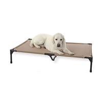 K&H Pet Products Original Lit surélevé pour Animal Domestique Toutes Saisons en Maille Brun Clair XL 81,3 x 127 x 22,9 cm