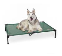 K&H Pet Products Original Pet Cot Cooling Elevated Pet Bed All Season Green Mesh X-Large 32 X 50 X 9 inches