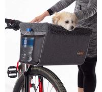 K&H Pet Products Sac de Transport Universel pour Animal Domestique pour Voyage, Panier de vélo pour Chat et Chien, Gris élégant, Taille L 30,5 x 40,6 x 25,4 cm