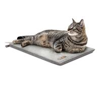 K&H Pet Products Tapis Chauffant pour Chat d'intérieur - Tapis Chauffant apaisant et Chaud pour Animaux de Compagnie - Lavable en Machine - Chauffage imperméable - Sécurité listée - 31,5 x 63,5 cm -