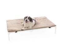 K&H Pet Products - Tapis de lit pour Chien (lit Vendu séparément), lit Confortable avec Coussin pour lit surélevé XL, Doux et Moelleux, Sangles sécurisées, Lavable en Machine, Portable - Polaire