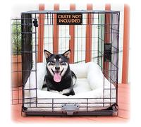 K&H Pet Products Ultra Plush Deluxe Coussin de Cage pour Chien - Lit en Peluche pour Chien et Tapis de Niche, Portable, en Polaire, Taille L