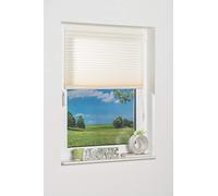 K-home 191075 Como Store occultant plissé à Coller Crème, Beige, 70 x 210 cm